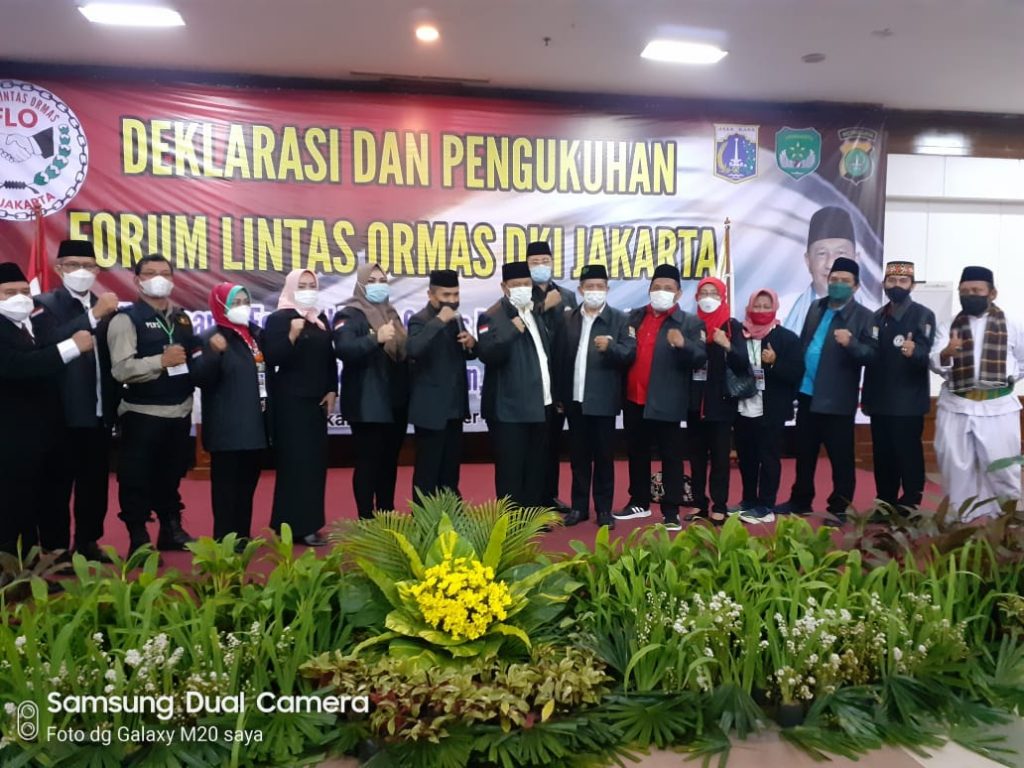 Sukses, Deklarasi dan Pengukuhuan Forum Lintas Ormas DKI Jakarta