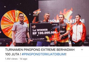 Kolaborasi dengan MS Glow For Men, Pingpong Terkuat Di Bumi Raih 1,2 Juta